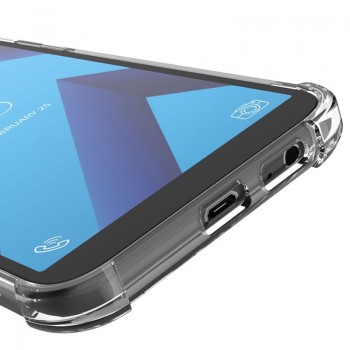 Silikoninis-Anti shock 0.6 mm. storio dėklas (GALAXY A6 2018)